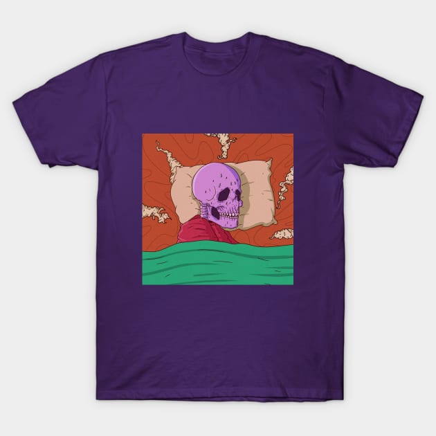 Anxiety Skeleton I T-Shirt by artub